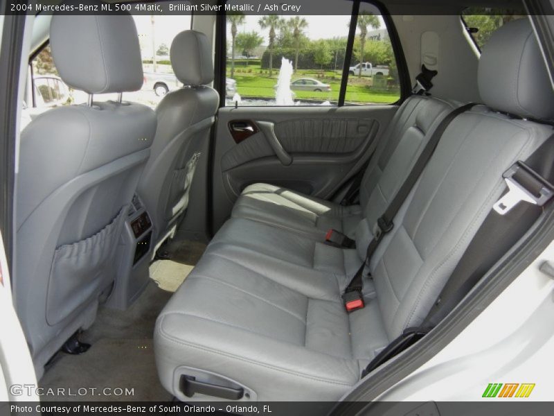  2004 ML 500 4Matic Ash Grey Interior
