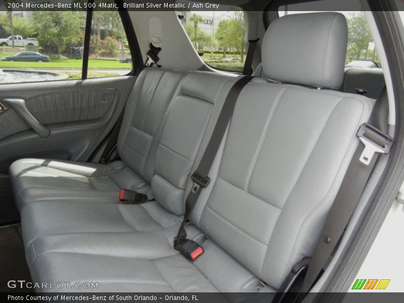 Rear Seat of 2004 ML 500 4Matic