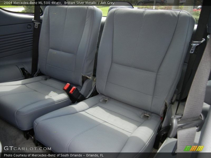Rear Seat of 2004 ML 500 4Matic