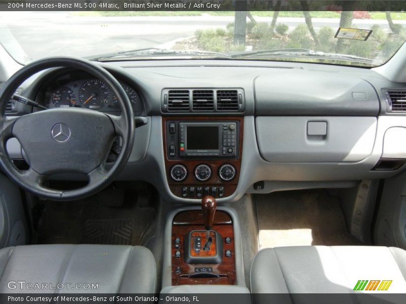 Dashboard of 2004 ML 500 4Matic