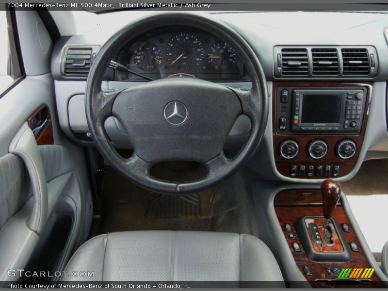 Dashboard of 2004 ML 500 4Matic