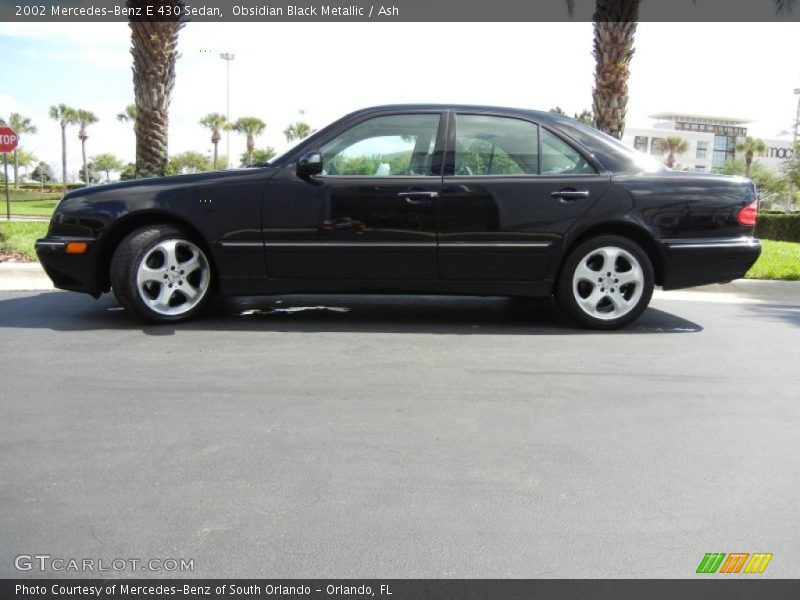 Obsidian Black Metallic / Ash 2002 Mercedes-Benz E 430 Sedan