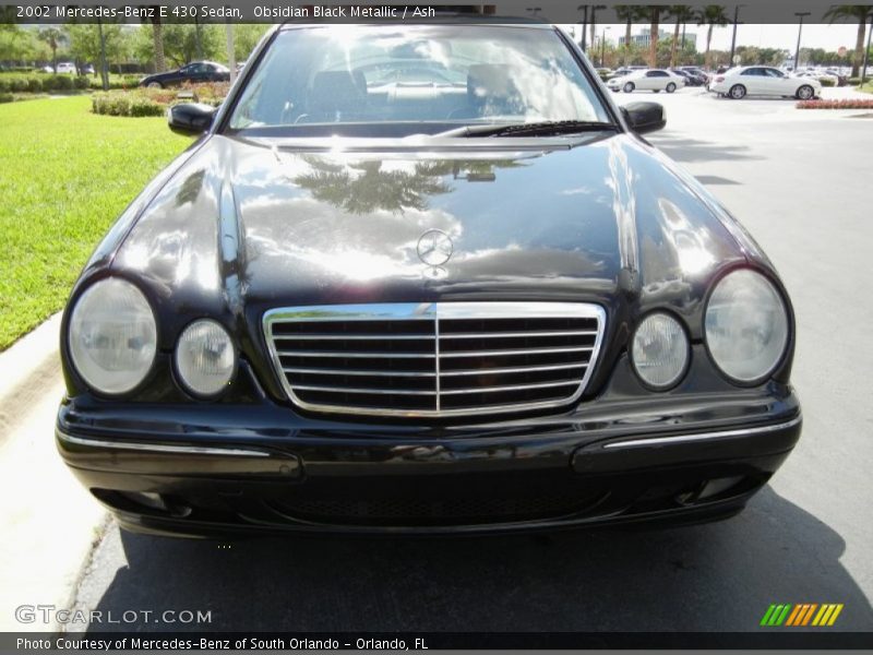 Obsidian Black Metallic / Ash 2002 Mercedes-Benz E 430 Sedan