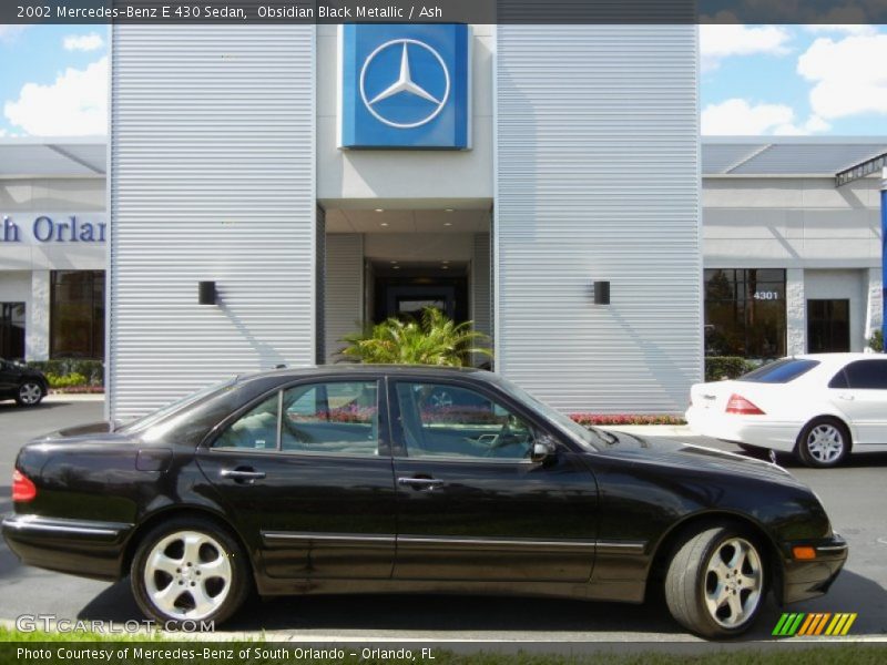 Obsidian Black Metallic / Ash 2002 Mercedes-Benz E 430 Sedan