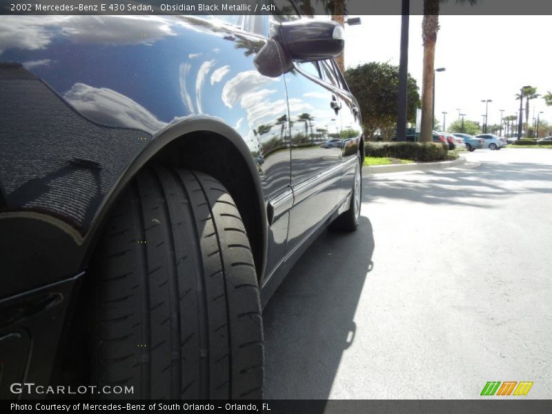 Obsidian Black Metallic / Ash 2002 Mercedes-Benz E 430 Sedan