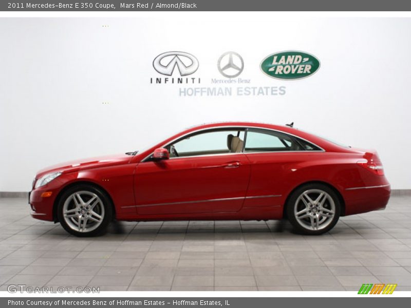 Mars Red / Almond/Black 2011 Mercedes-Benz E 350 Coupe