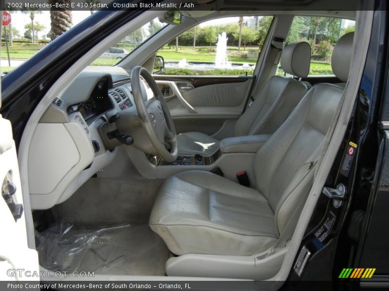  2002 E 430 Sedan Ash Interior