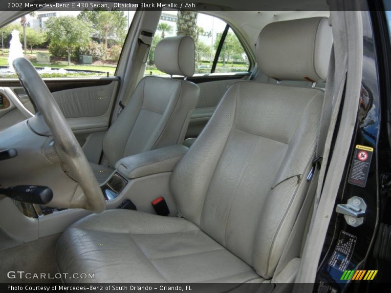  2002 E 430 Sedan Ash Interior