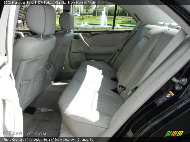  2002 E 430 Sedan Ash Interior