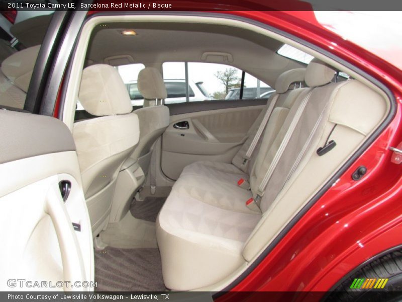 Barcelona Red Metallic / Bisque 2011 Toyota Camry LE