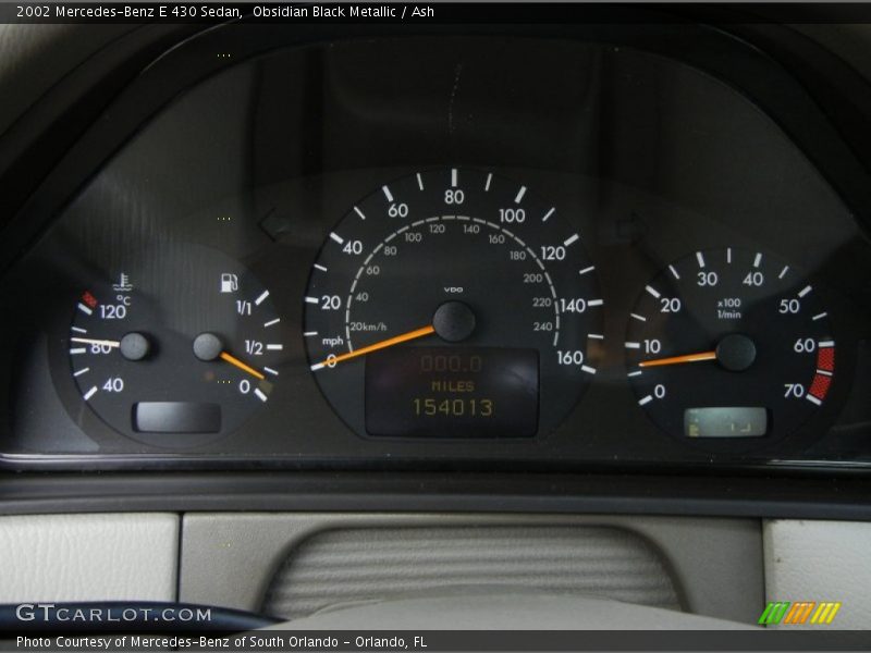  2002 E 430 Sedan 430 Sedan Gauges