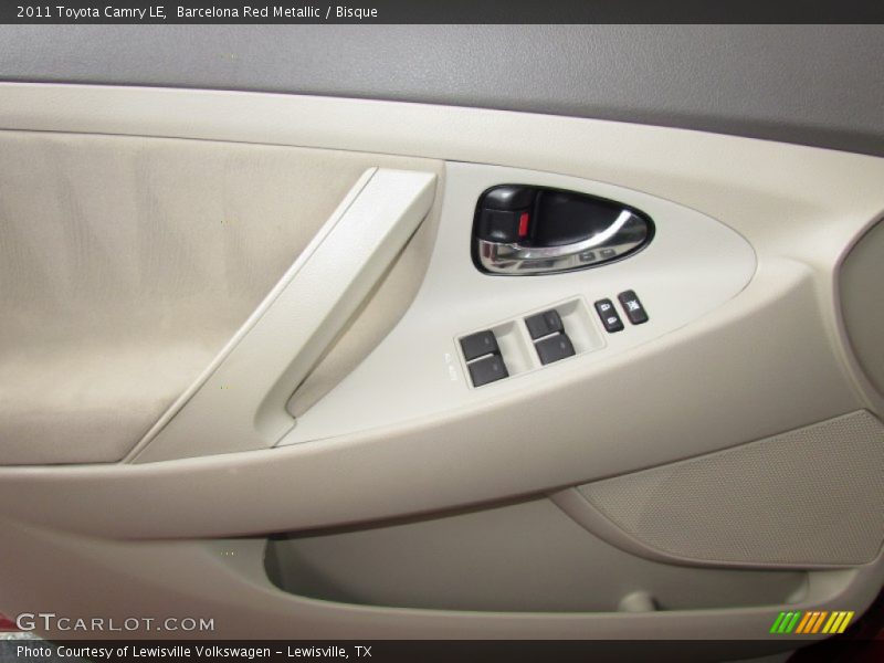 Barcelona Red Metallic / Bisque 2011 Toyota Camry LE