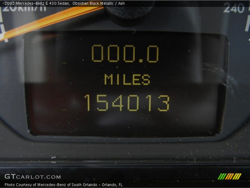 Obsidian Black Metallic / Ash 2002 Mercedes-Benz E 430 Sedan