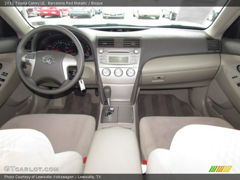 Barcelona Red Metallic / Bisque 2011 Toyota Camry LE