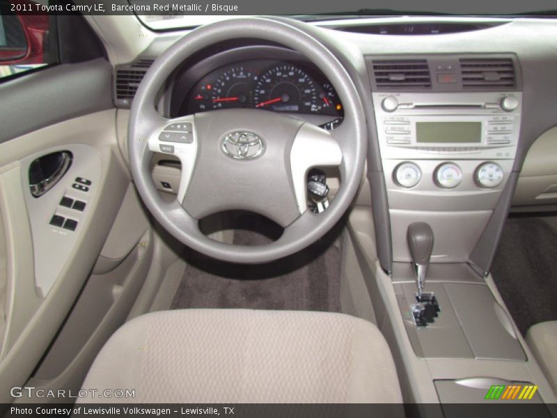 Barcelona Red Metallic / Bisque 2011 Toyota Camry LE