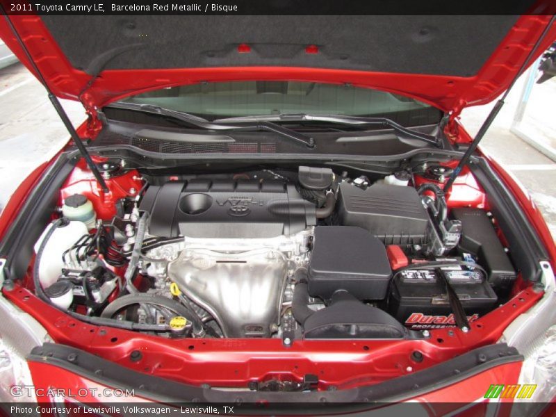 Barcelona Red Metallic / Bisque 2011 Toyota Camry LE