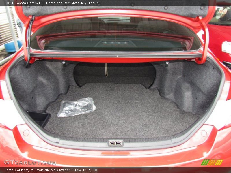 Barcelona Red Metallic / Bisque 2011 Toyota Camry LE