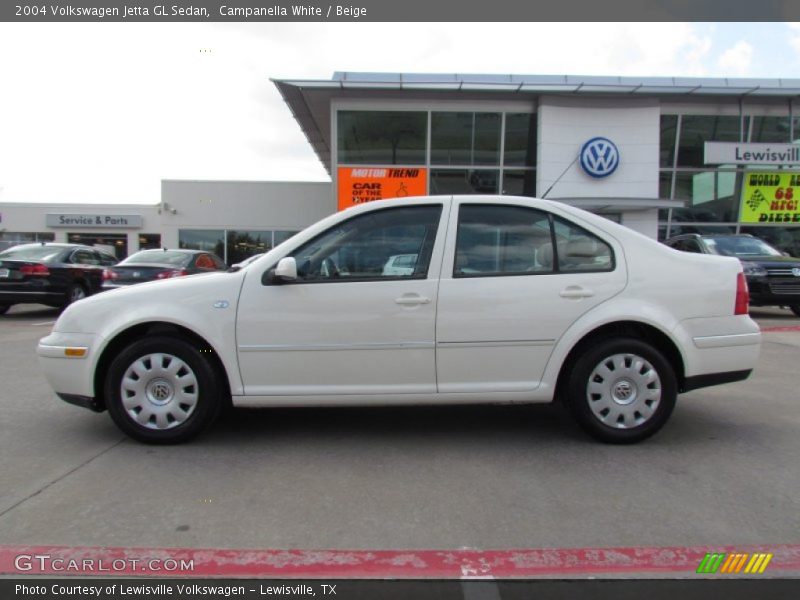 Campanella White / Beige 2004 Volkswagen Jetta GL Sedan