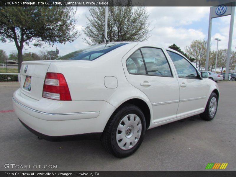 Campanella White / Beige 2004 Volkswagen Jetta GL Sedan
