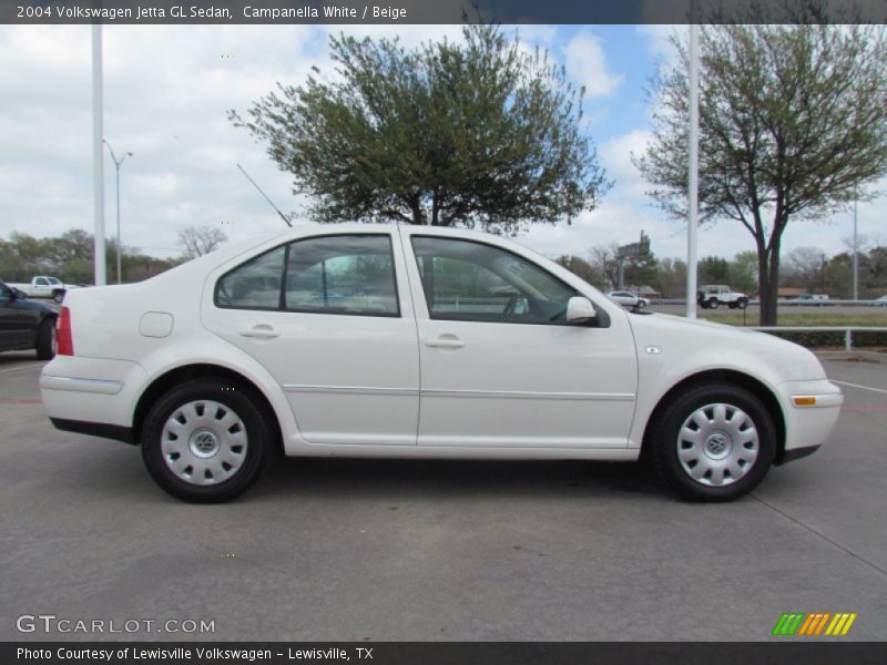 Campanella White / Beige 2004 Volkswagen Jetta GL Sedan