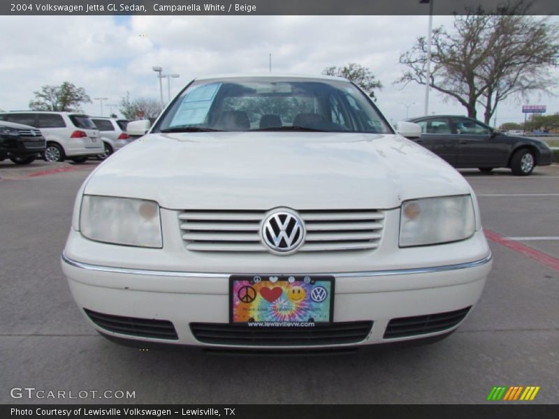 Campanella White / Beige 2004 Volkswagen Jetta GL Sedan