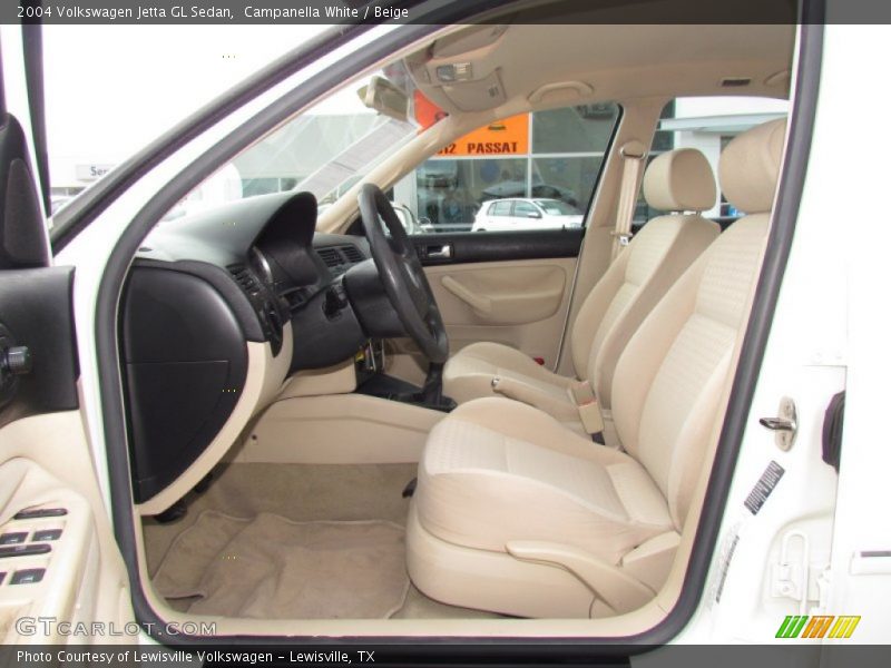 Campanella White / Beige 2004 Volkswagen Jetta GL Sedan