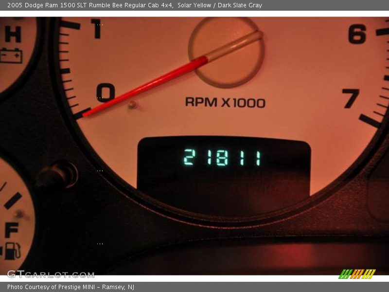 Solar Yellow / Dark Slate Gray 2005 Dodge Ram 1500 SLT Rumble Bee Regular Cab 4x4