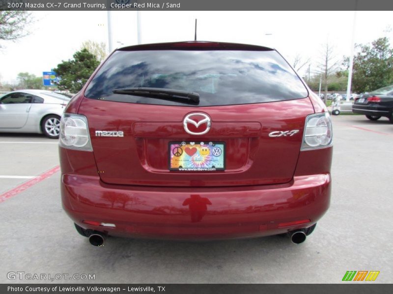 Copper Red Mica / Sand 2007 Mazda CX-7 Grand Touring