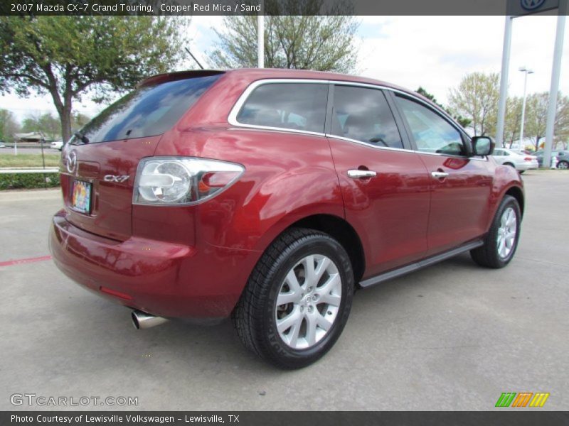 Copper Red Mica / Sand 2007 Mazda CX-7 Grand Touring