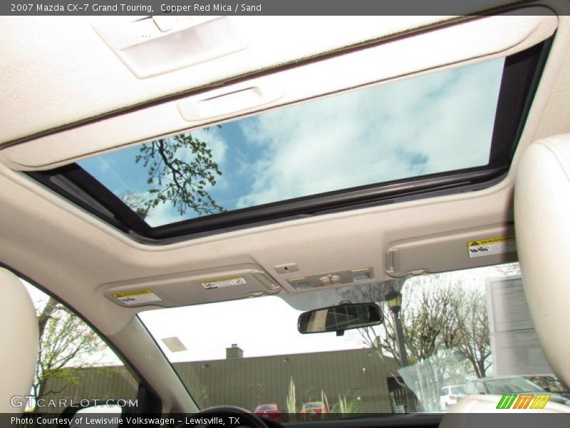 Copper Red Mica / Sand 2007 Mazda CX-7 Grand Touring