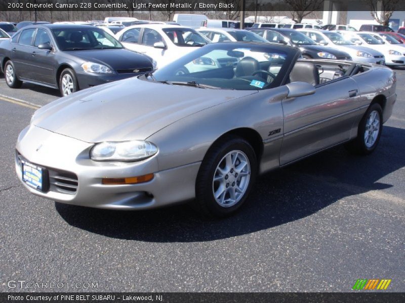 Light Pewter Metallic / Ebony Black 2002 Chevrolet Camaro Z28 Convertible