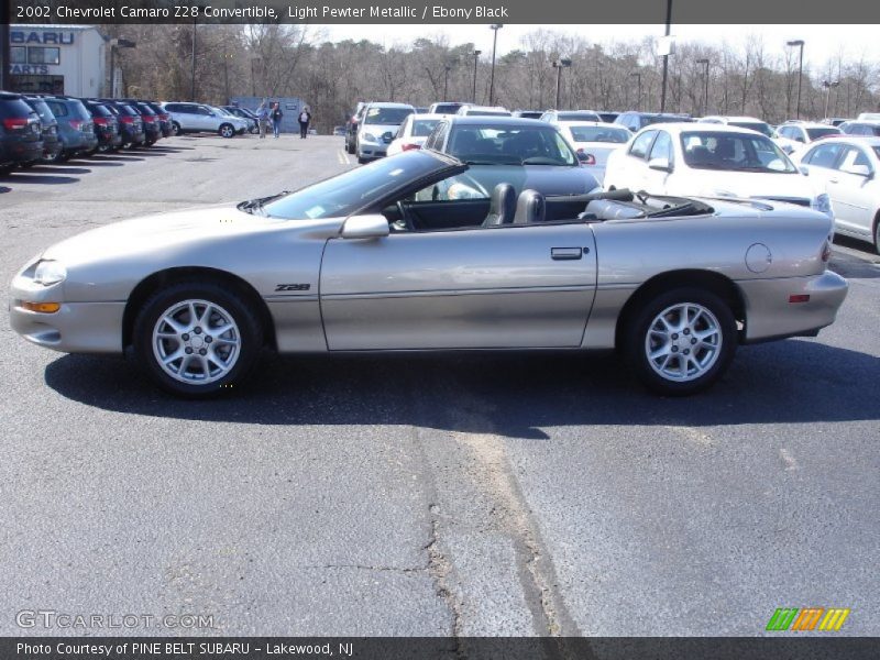 Light Pewter Metallic / Ebony Black 2002 Chevrolet Camaro Z28 Convertible