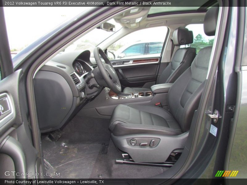  2012 Touareg VR6 FSI Executive 4XMotion Black Anthracite Interior