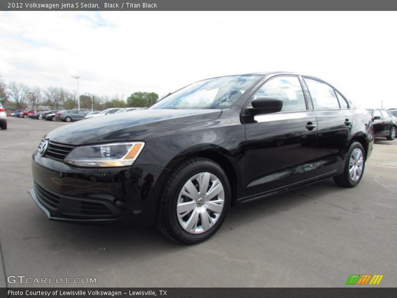 Black / Titan Black 2012 Volkswagen Jetta S Sedan