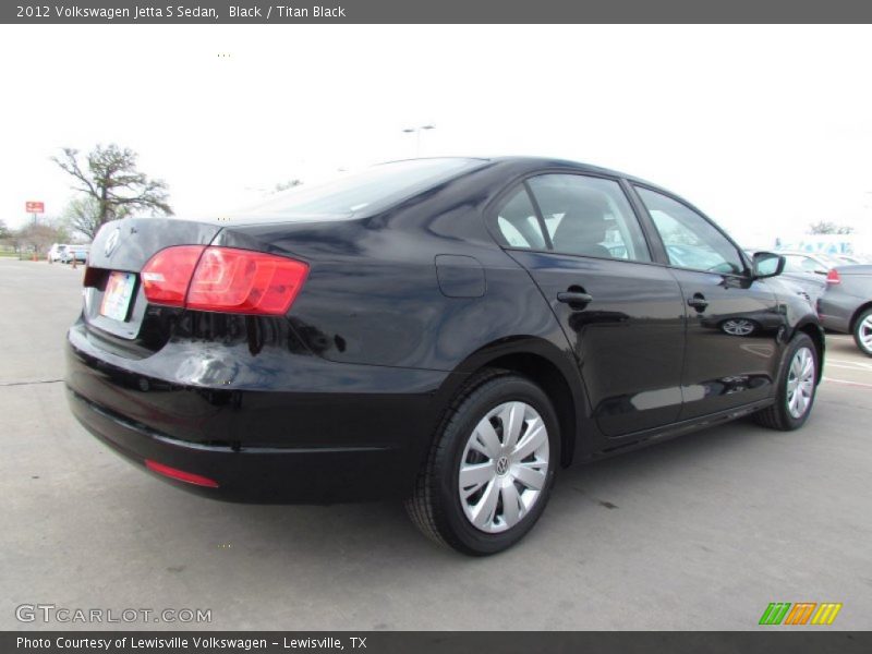Black / Titan Black 2012 Volkswagen Jetta S Sedan