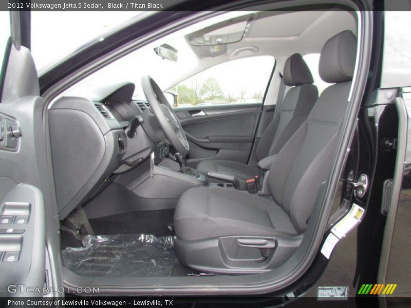 Black / Titan Black 2012 Volkswagen Jetta S Sedan