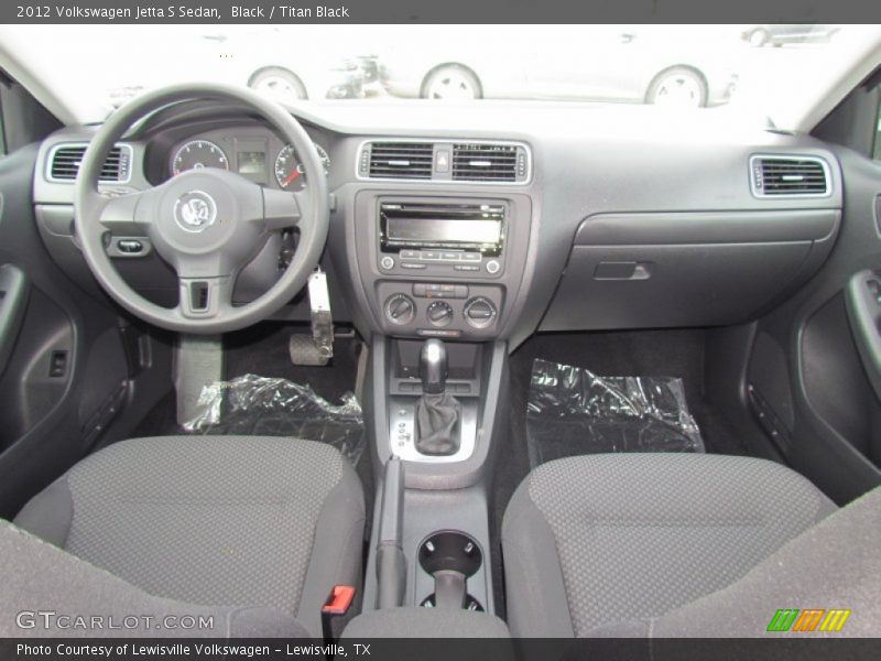 Black / Titan Black 2012 Volkswagen Jetta S Sedan
