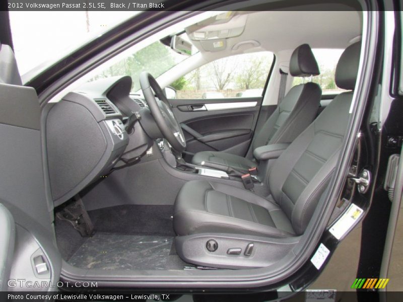 Black / Titan Black 2012 Volkswagen Passat 2.5L SE