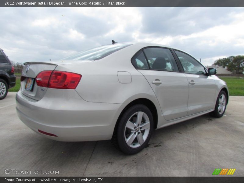 White Gold Metallic / Titan Black 2012 Volkswagen Jetta TDI Sedan