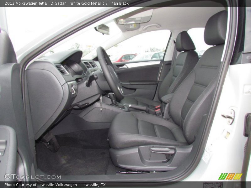 White Gold Metallic / Titan Black 2012 Volkswagen Jetta TDI Sedan