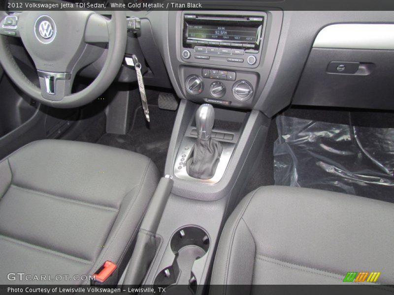 White Gold Metallic / Titan Black 2012 Volkswagen Jetta TDI Sedan