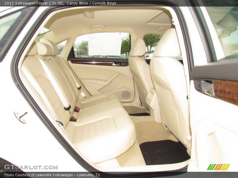 Candy White / Cornsilk Beige 2012 Volkswagen Passat 2.5L SEL