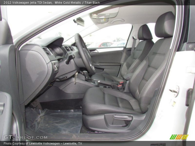 White Gold Metallic / Titan Black 2012 Volkswagen Jetta TDI Sedan
