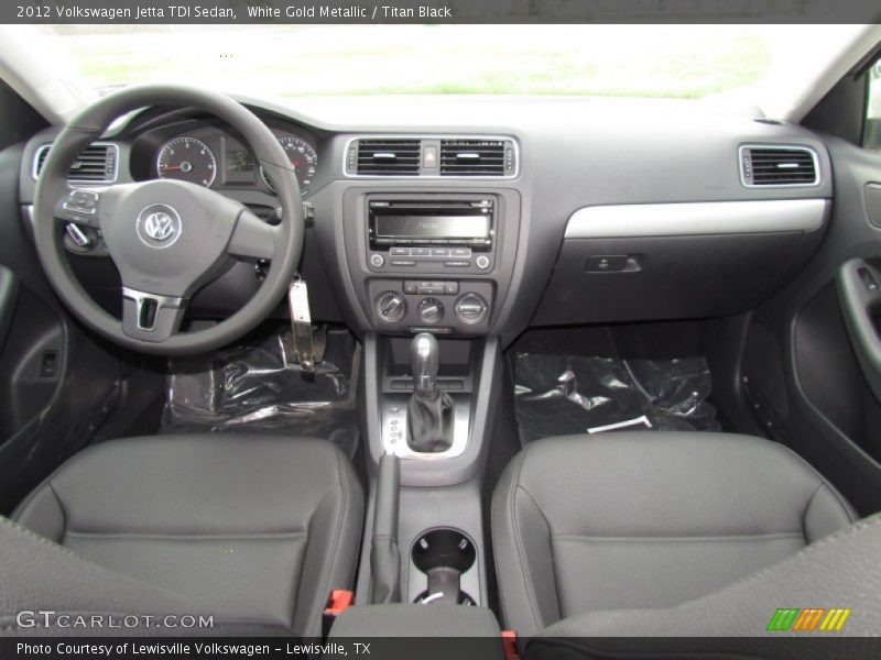 White Gold Metallic / Titan Black 2012 Volkswagen Jetta TDI Sedan