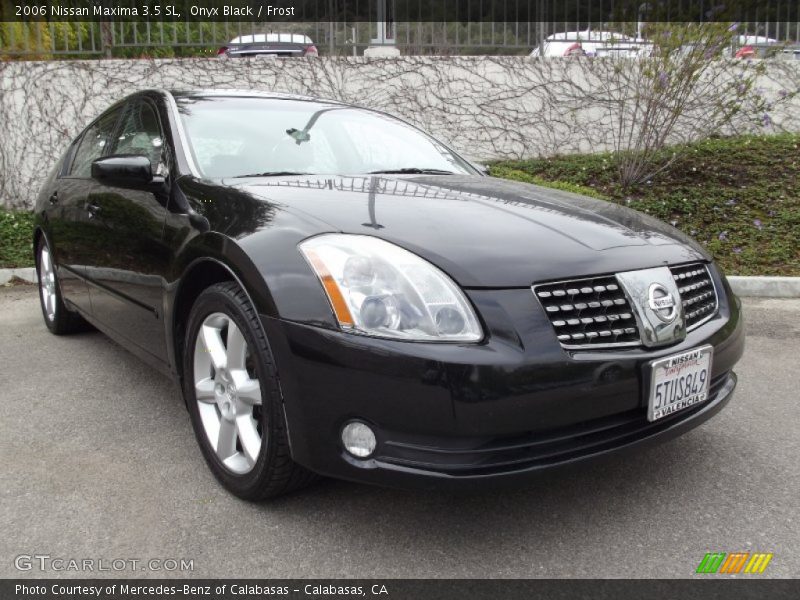 Onyx Black / Frost 2006 Nissan Maxima 3.5 SL
