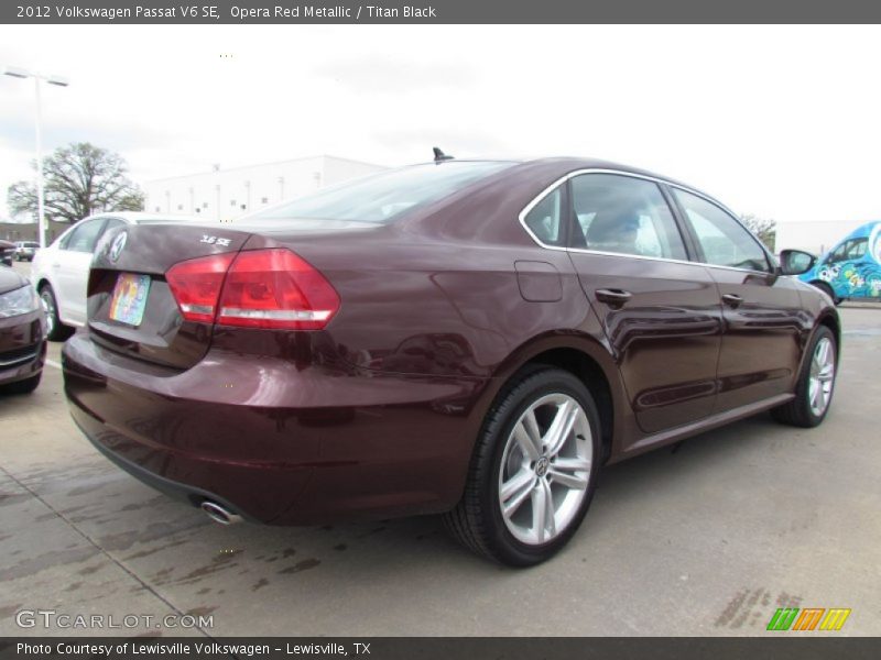 Opera Red Metallic / Titan Black 2012 Volkswagen Passat V6 SE