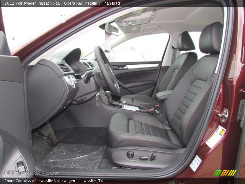 Opera Red Metallic / Titan Black 2012 Volkswagen Passat V6 SE