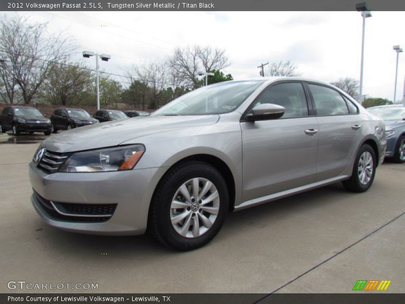Tungsten Silver Metallic / Titan Black 2012 Volkswagen Passat 2.5L S