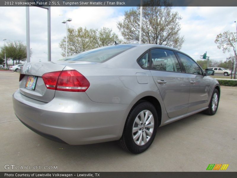 Tungsten Silver Metallic / Titan Black 2012 Volkswagen Passat 2.5L S