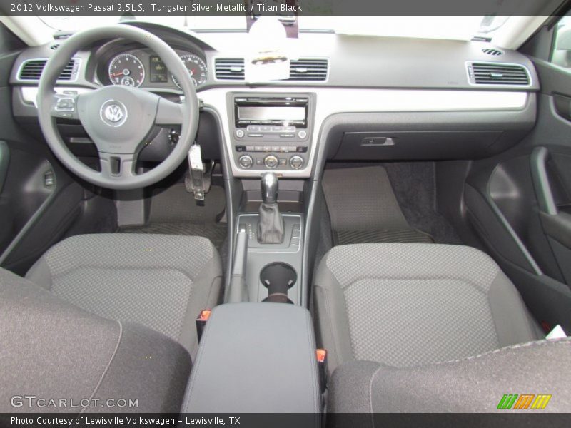 Tungsten Silver Metallic / Titan Black 2012 Volkswagen Passat 2.5L S